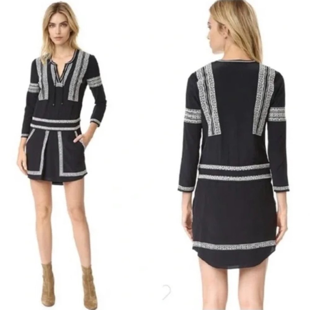 Veronica Beard Boho Embroidered Dress, Size 2